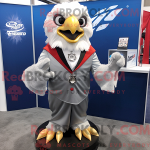 Sølv ørn maskot drakt...
