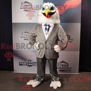 Sølv ørn maskot drakt...
