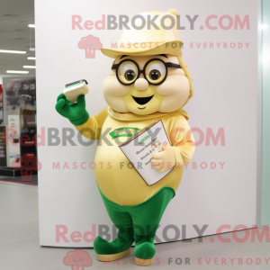 Beiges Maskottchenkostüm...