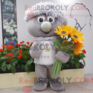 Gray Bouquet Of Flowers...