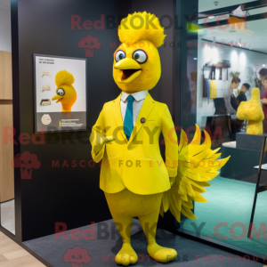 Costume de mascotte de paon...