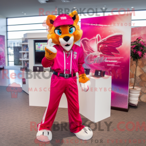 Disfraz de mascota Magenta...