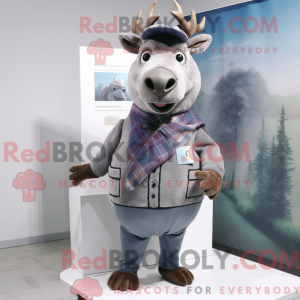 Gray Elk mascot costume...