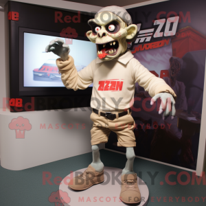 Personaggio mascotte zombie...