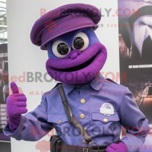 Disfraz de mascota Purple...