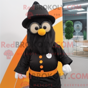 Máscara de mandarim preto...