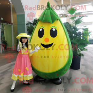 Citrongul Vandmelon maskot...