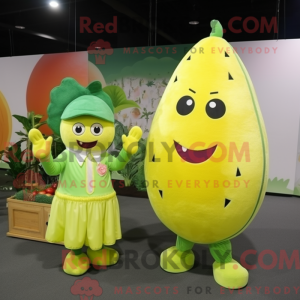 Citrongul Vandmelon maskot...