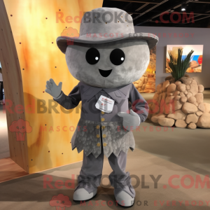 Gray Nachos mascot costume...