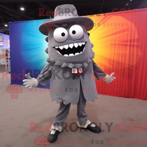 Grå Nachos maskot kostume...
