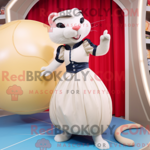 Crème fret mascottekostuum...
