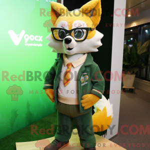 Olive Fox mascotte kostuum...