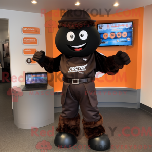 Disfraz de mascota de Black...