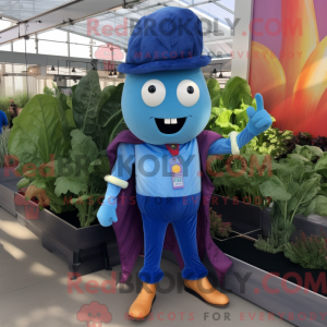 Blue Beet maskot...