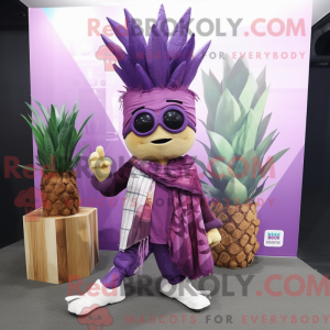 Purple Pineapple mascot...