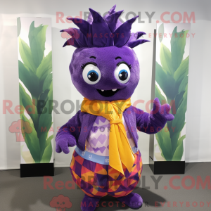 Purple Pineapple mascot...