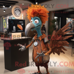 Rust Peacock mascotte...