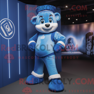 Costume mascotte de Blue...