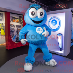 Costume mascotte de Blue...