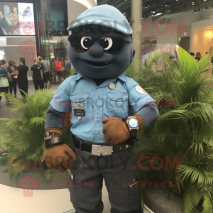 Sort Commando maskot...