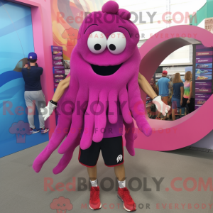 Disfraz de mascota Magenta...