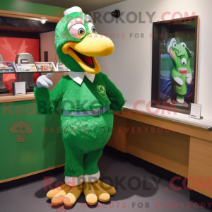 Forest Green Hens mascot...