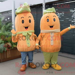Peach Selleri maskot...