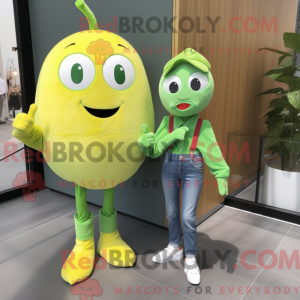 Costume mascotte de citron...