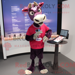Disfraz de mascota Magenta...