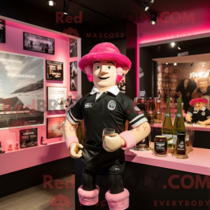 Pink Guinness maskot...