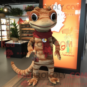 Brun Geckos máscara de...
