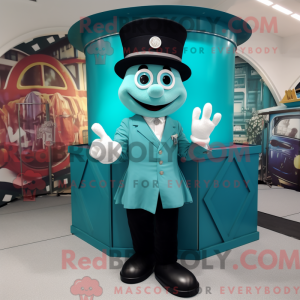 Teal Ring Master máscara de...