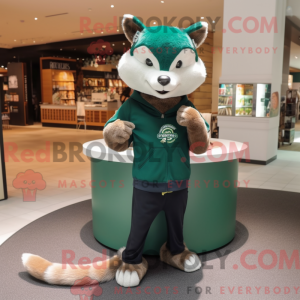 Forest Green Marten maskot...
