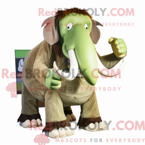 Olive Mammoth maskot...