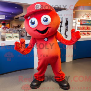 Máscara de polvo vermelho...