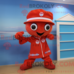 Máscara de polvo vermelho...