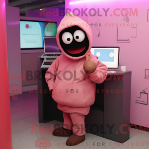 Postavička kostýmu růžového...