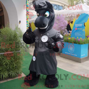 Black Mare-maskotdraktfigur...