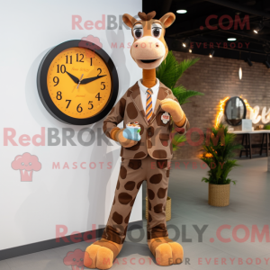 Máscara de girafa Brun com...
