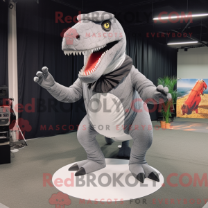 Grå T Rex máscara de dragão...