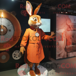Rust Rabbit maskot drakt...