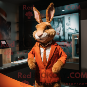 Rust Rabbit-mascottekostuum...