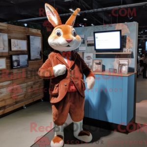 Rust Rabbit-mascottekostuum...