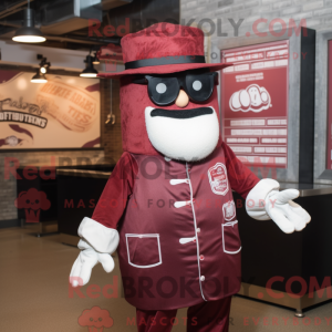 Postava maskota Maroon Bbq...