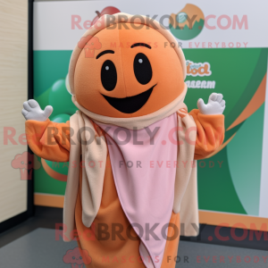 Peach Falafel maskot...