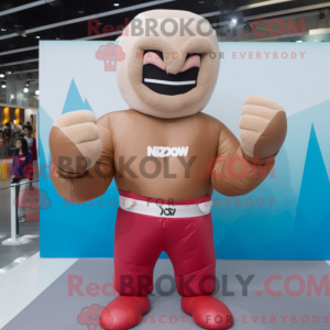 Boksehandske maskot kostume...