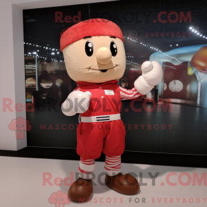 Boxing Glove mascot costume...