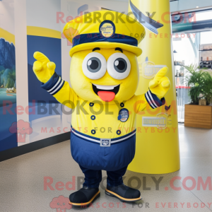 Lemon Yellow Navy...
