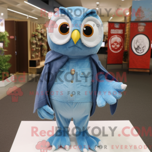 Maskotdraktfigur Sky Blue...