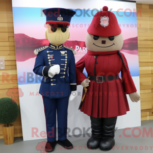 Maskotka żołnierza bordowej...